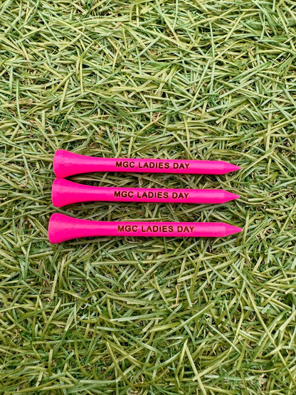 Engraved 70mm Bamboo Golf Tees