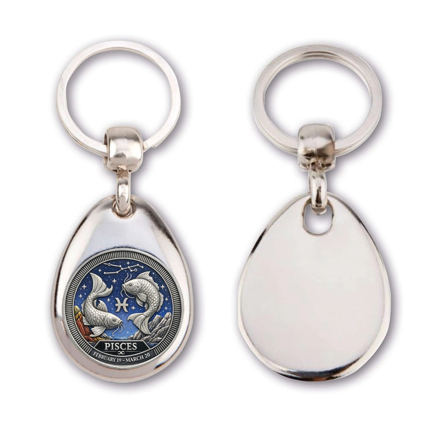 Signs of the Zodiac Key Ring