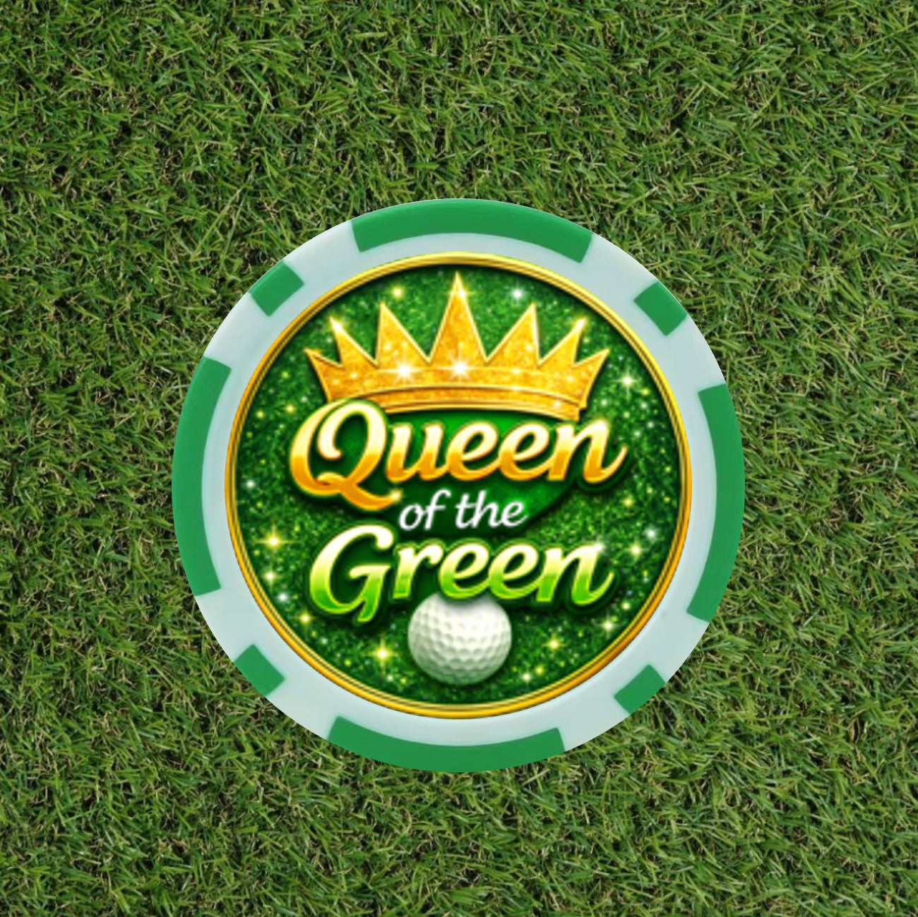Queen of the Poker Chip (Colour Choice available)