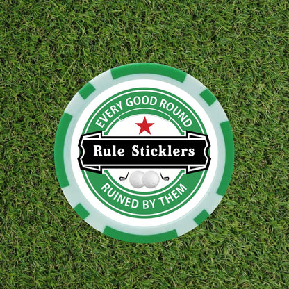 Heineken Themed Funny Golf Poker Chips