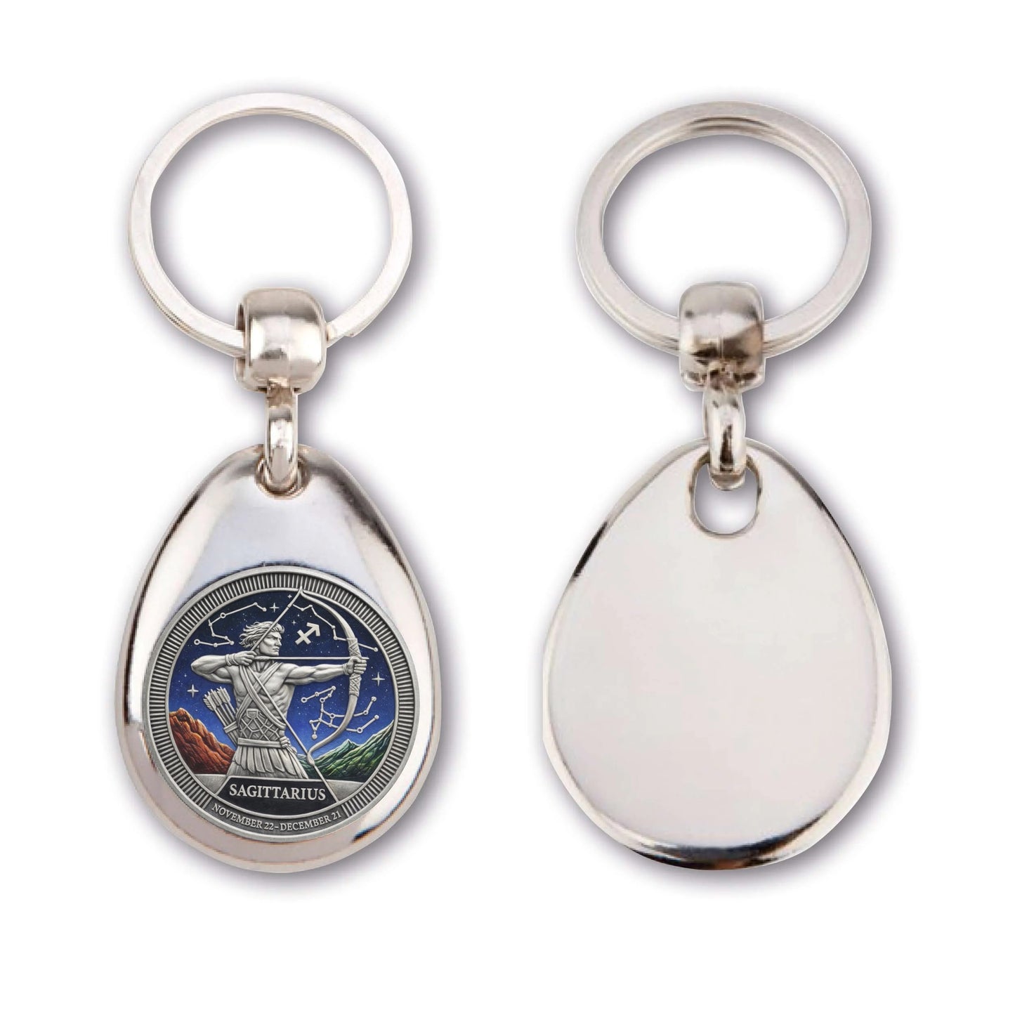 Signs of the Zodiac Key Ring
