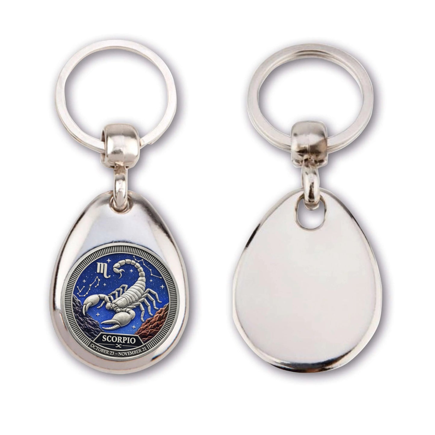 Signs of the Zodiac Key Ring