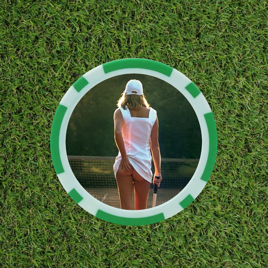 Iconic 1976 Cheeky Tennis Player 40mm Poker Chip