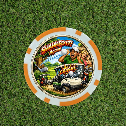 The Pick 'n Mix Vegas Poker Chip golf set - the 1st of its kind. Pick the chips you want