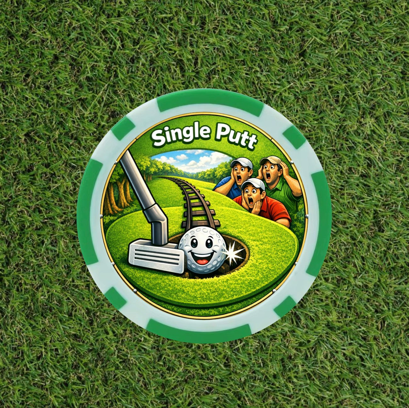 The Pick 'n Mix Vegas Poker Chip golf set - the 1st of its kind. Pick the chips you want