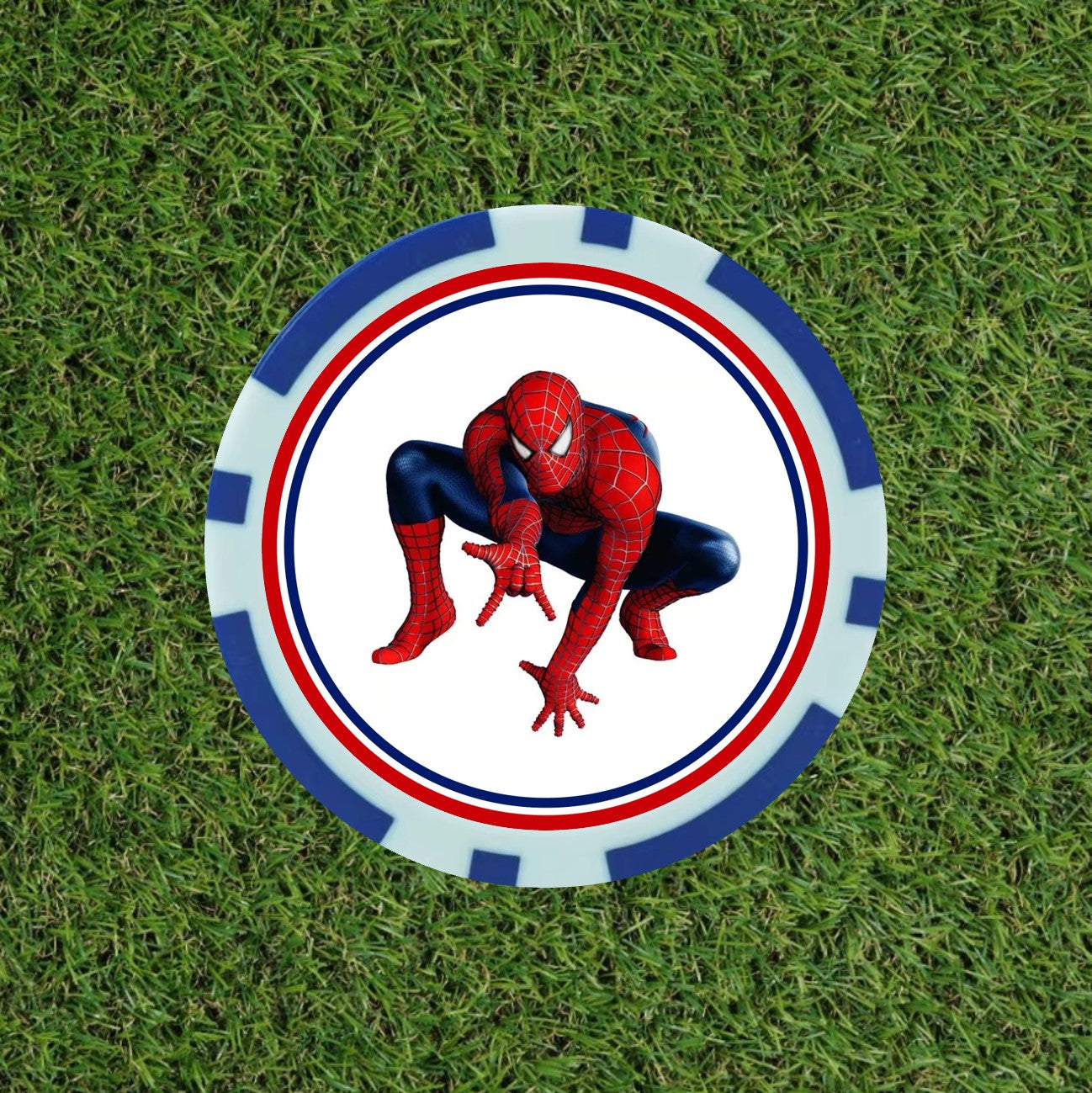 2 SpiderMan Golf  Poker Chip Markers