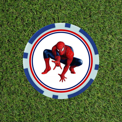 2 SpiderMan Golf  Poker Chip Markers