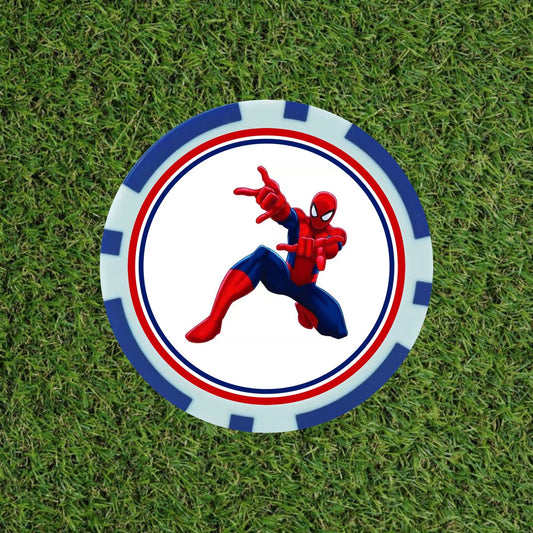 2 SpiderMan Golf  Poker Chip Markers