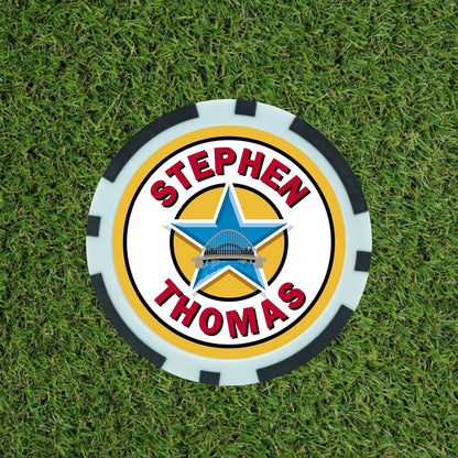 Personalised Newcastle Fan Poker Chip
