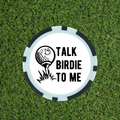 Talk birdie To Me   - Golf Poker Chip - Funny - UK Seller