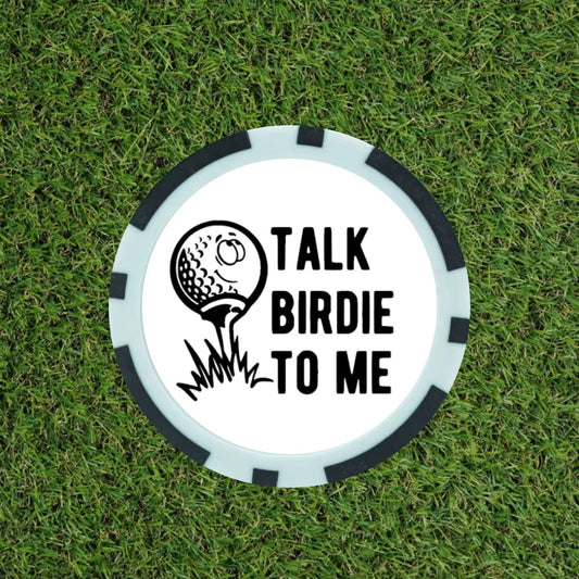 Talk birdie To Me   - Golf Poker Chip - Funny - UK Seller