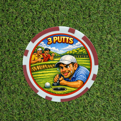 The Pick 'n Mix Vegas Poker Chip golf set - the 1st of its kind. Pick the chips you want