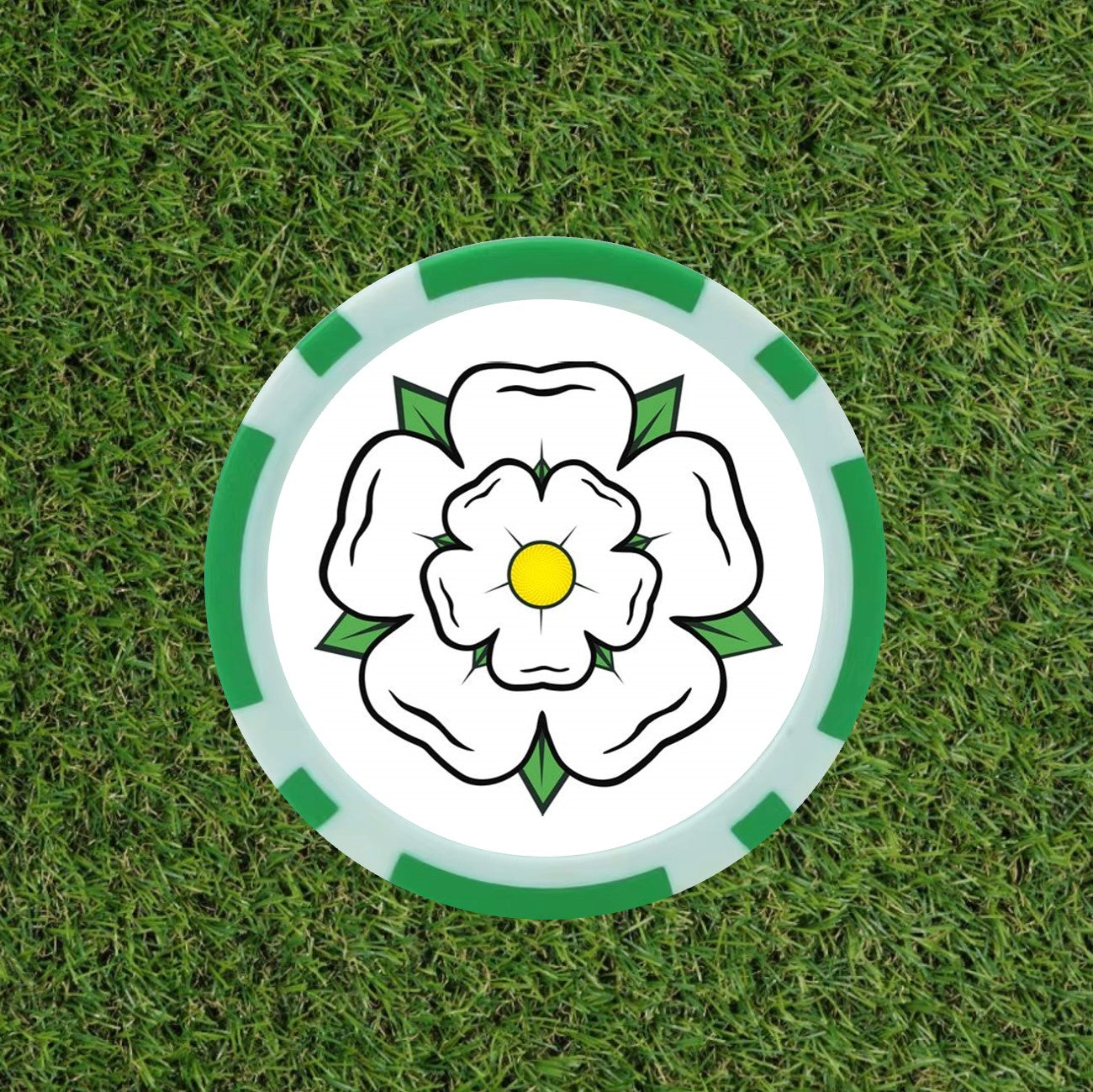 Yorkshire Rose Poker Chip