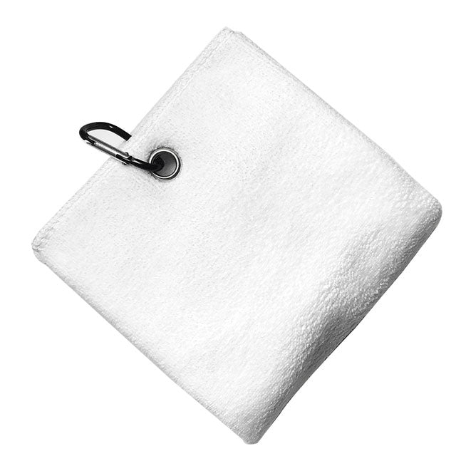 Embroidered Tri-Fold Microfibre Golf Towel